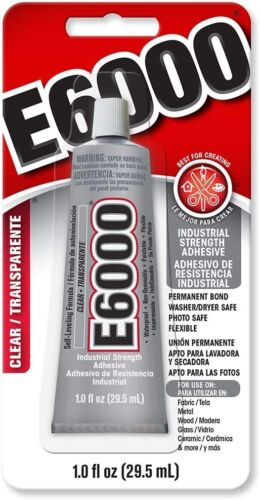 E-6000 Glue - Waterproof Glue for Attaching Air Plants - 0.5 OZ